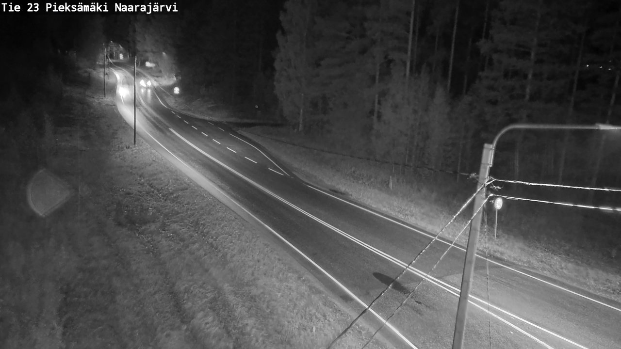 Weather Camera Image Road 23 Pieksämäki, Naarajärvi, Pieksämäki, Etelä-Savo