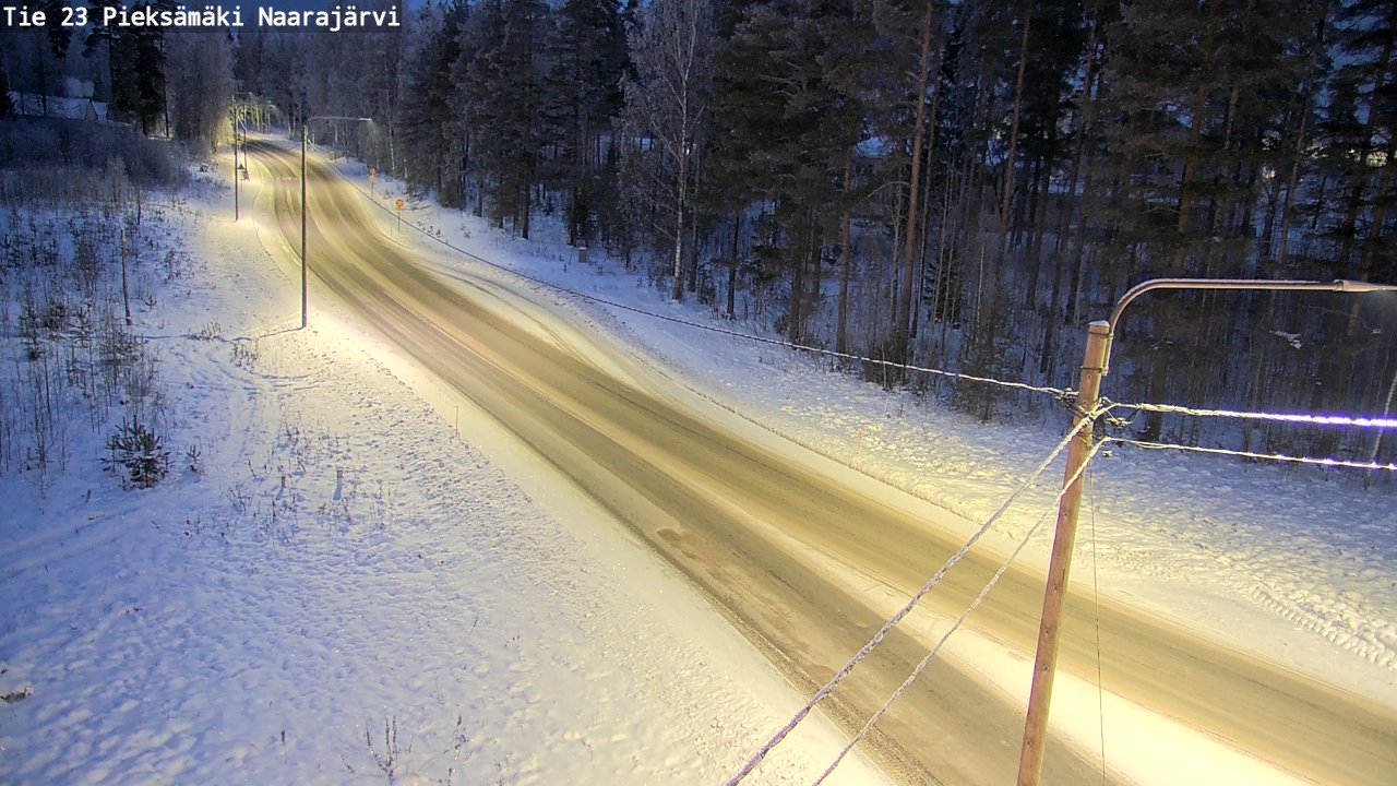 Kelikamerat Kuva Tie 23 Pieksämäki, Naarajärvi, Pieksämäki, Etelä-Savo