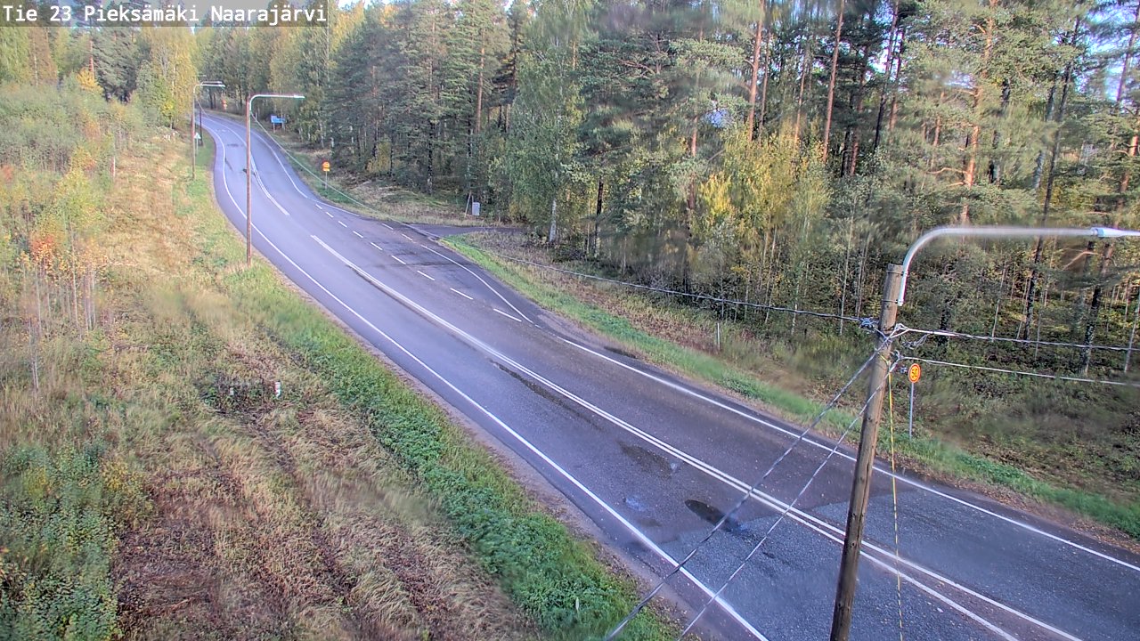Weather Camera Image Road 23 Pieksämäki, Naarajärvi, Pieksämäki, Etelä-Savo
