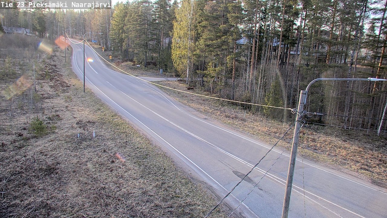 Weather Camera Image Väg 23 Pieksämäki, Naarajärvi, Pieksämäki, Etelä-Savo