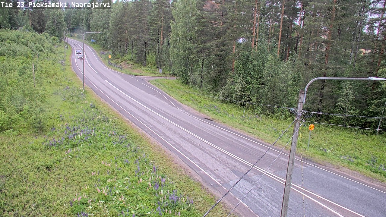 Weather Camera Image Road 23 Pieksämäki, Naarajärvi, Pieksämäki, Etelä-Savo