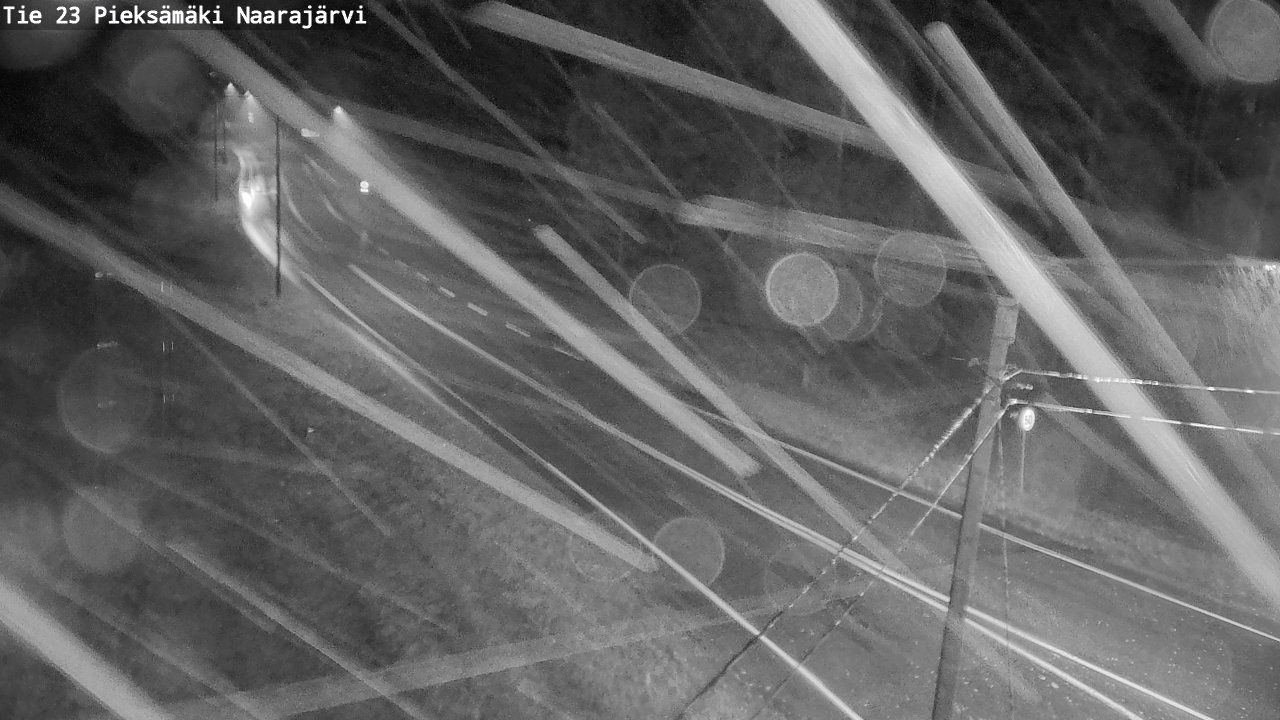 Weather Camera Image Road 23 Pieksämäki, Naarajärvi, Pieksämäki, Etelä-Savo