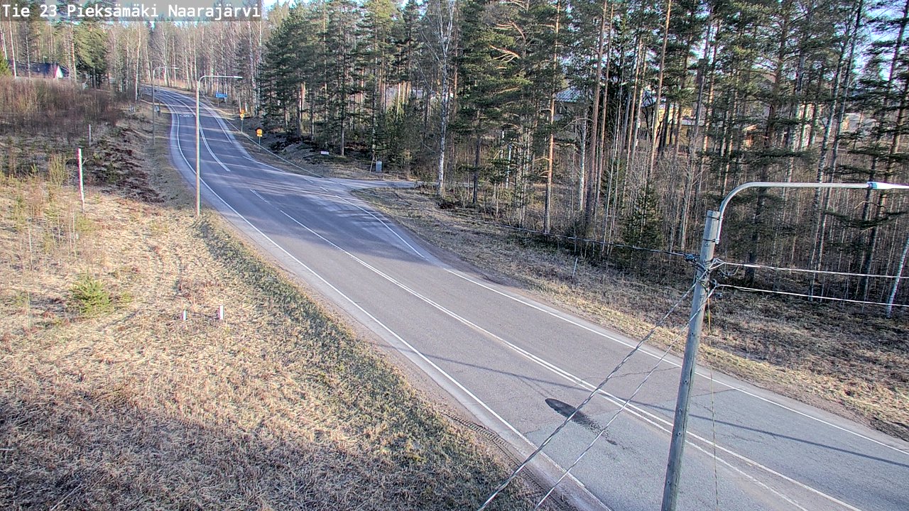 Weather Camera Image Väg 23 Pieksämäki, Naarajärvi, Pieksämäki, Etelä-Savo