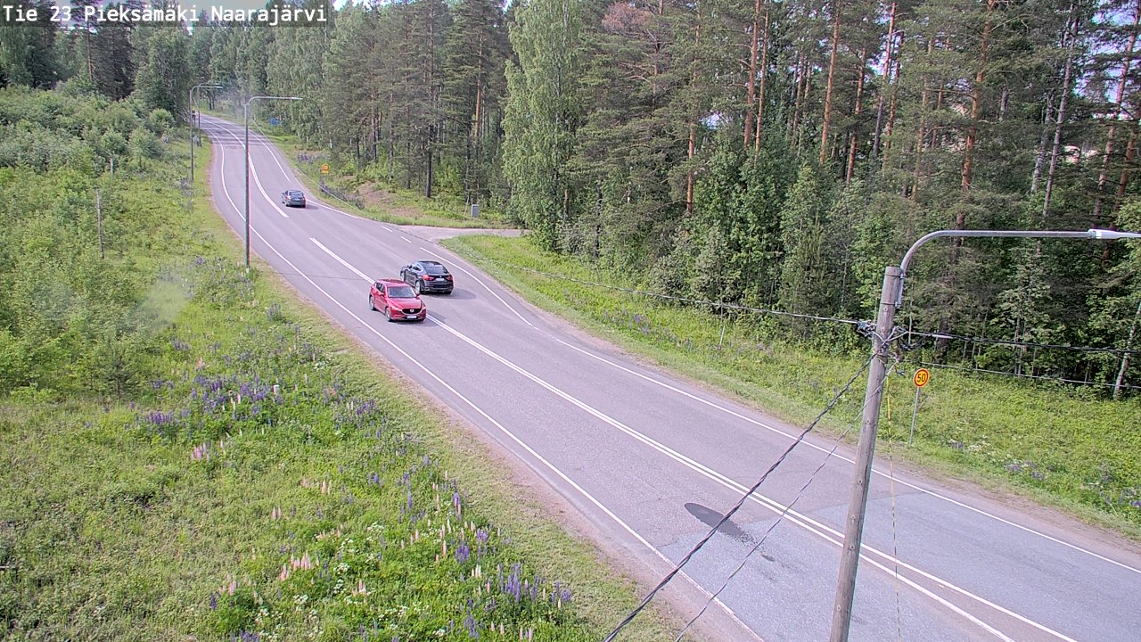 Kelikamerat Kuva Tie 23 Pieksämäki, Naarajärvi, Pieksämäki, Etelä-Savo