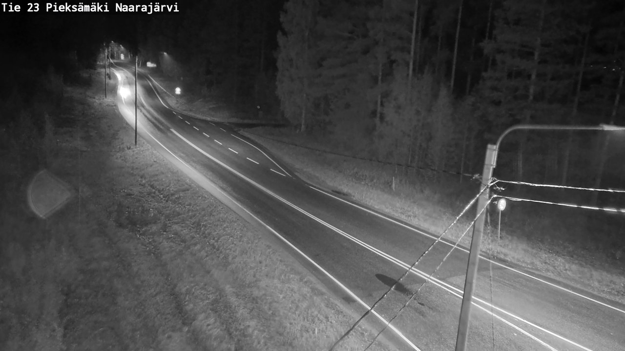 Weather Camera Image Road 23 Pieksämäki, Naarajärvi, Pieksämäki, Etelä-Savo
