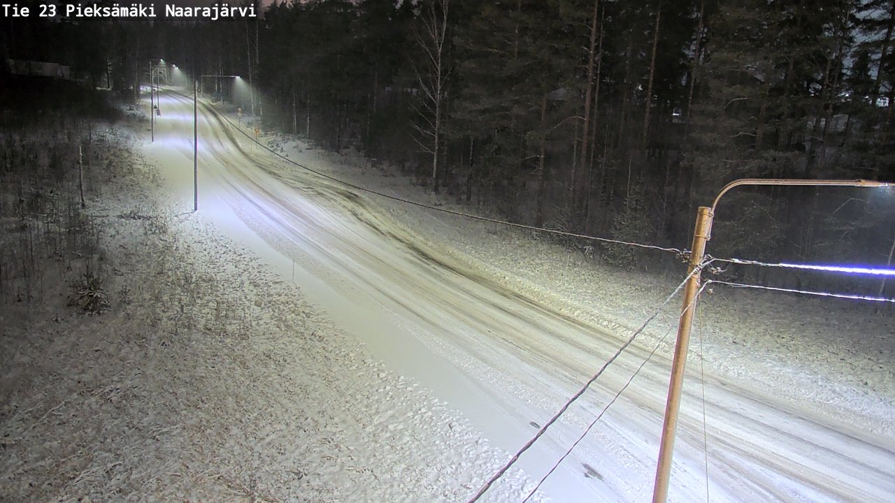 Kelikamerat Kuva Tie 23 Pieksämäki, Naarajärvi, Pieksämäki, Etelä-Savo