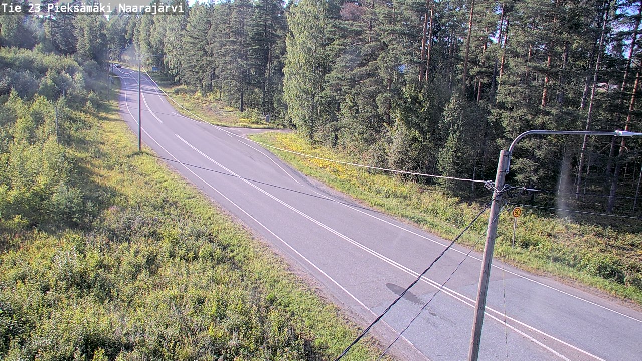 Kelikamerat Kuva Tie 23 Pieksämäki, Naarajärvi, Pieksämäki, Etelä-Savo
