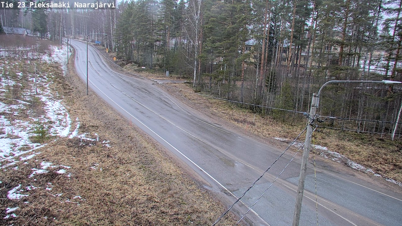 Weather Camera Image Väg 23 Pieksämäki, Naarajärvi, Pieksämäki, Etelä-Savo