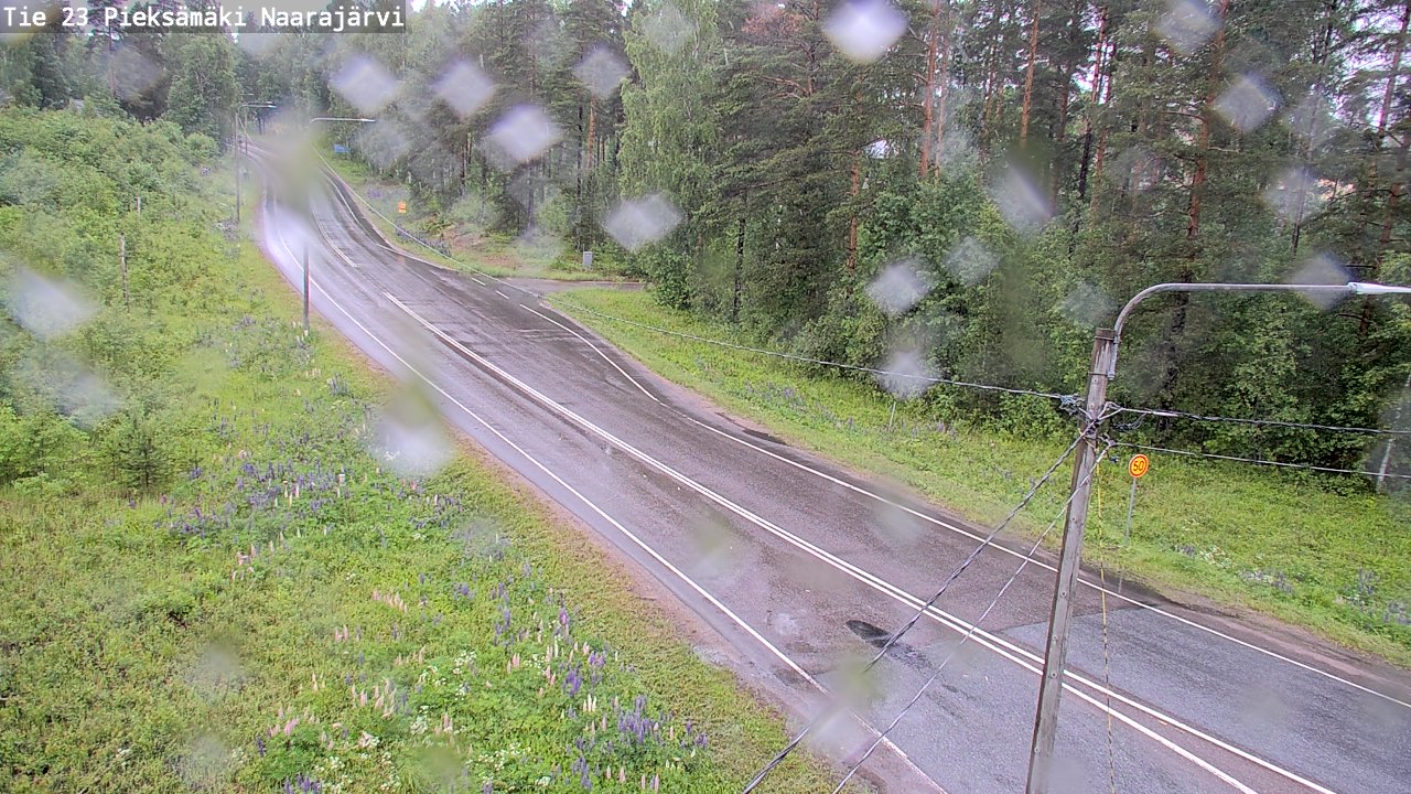 Weather Camera Image Väg 23 Pieksämäki, Naarajärvi, Pieksämäki, Etelä-Savo