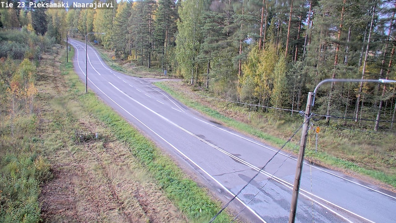 Weather Camera Image Road 23 Pieksämäki, Naarajärvi, Pieksämäki, Etelä-Savo