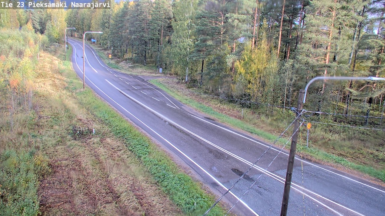Weather Camera Image Road 23 Pieksämäki, Naarajärvi, Pieksämäki, Etelä-Savo