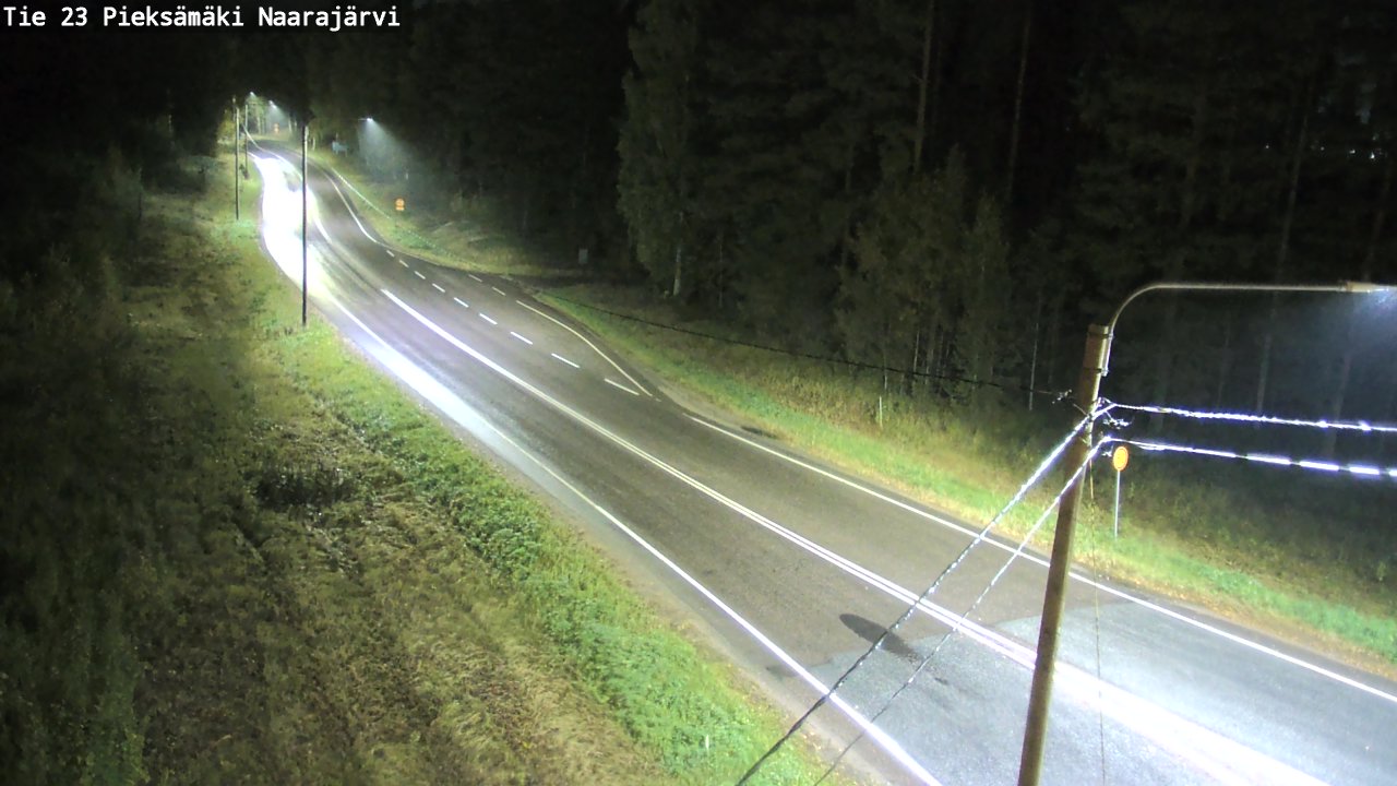 Weather Camera Image Road 23 Pieksämäki, Naarajärvi, Pieksämäki, Etelä-Savo
