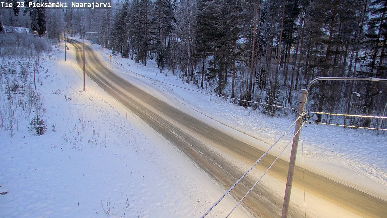 Kelikamerat Kuva Tie 23 Pieksämäki, Naarajärvi, Pieksämäki, Etelä-Savo