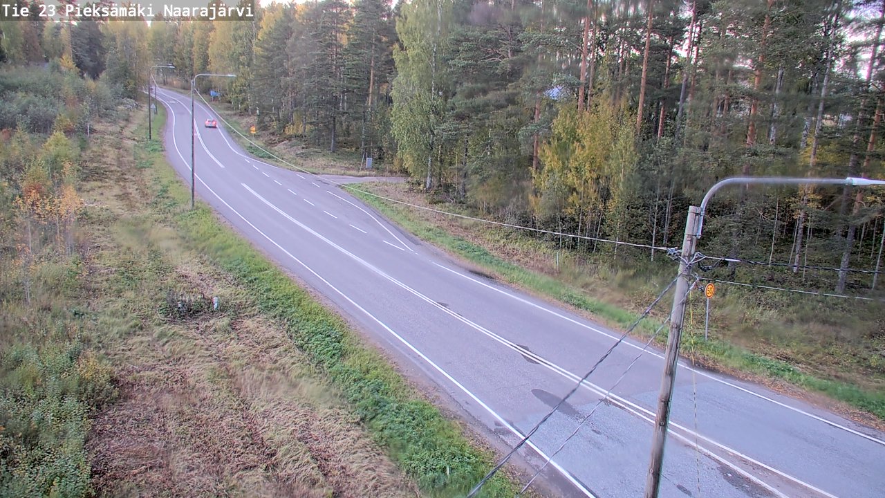 Weather Camera Image Road 23 Pieksämäki, Naarajärvi, Pieksämäki, Etelä-Savo