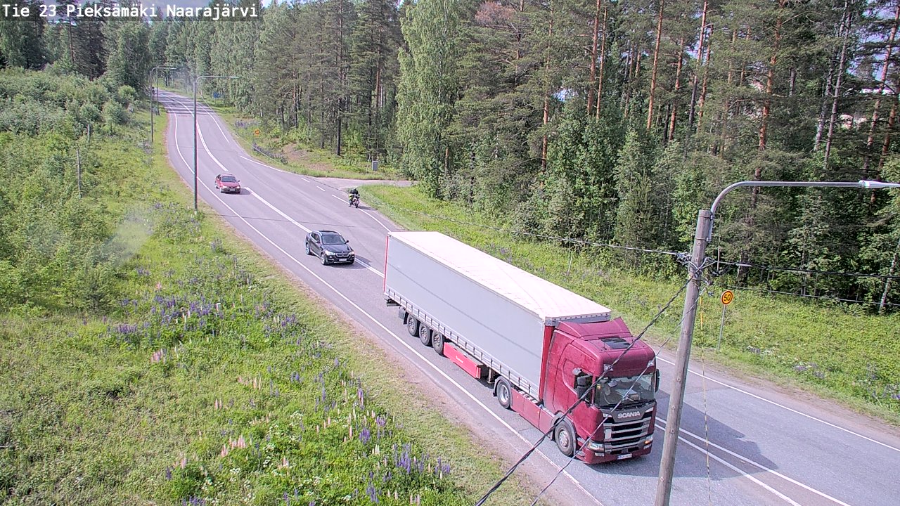 Kelikamerat Kuva Tie 23 Pieksämäki, Naarajärvi, Pieksämäki, Etelä-Savo