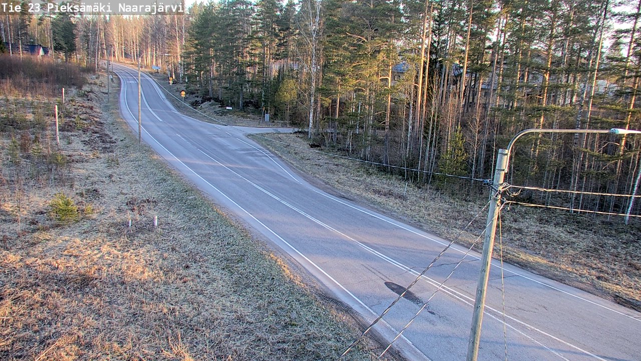 Weather Camera Image Väg 23 Pieksämäki, Naarajärvi, Pieksämäki, Etelä-Savo