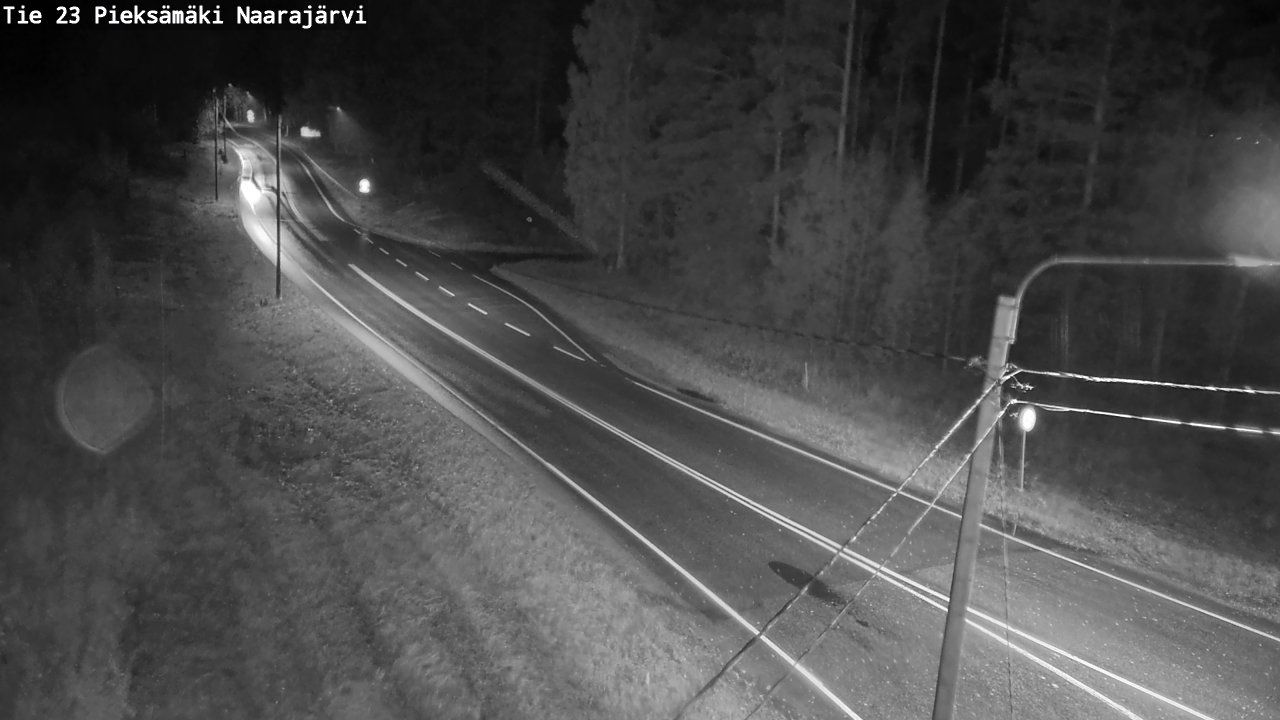 Weather Camera Image Road 23 Pieksämäki, Naarajärvi, Pieksämäki, Etelä-Savo