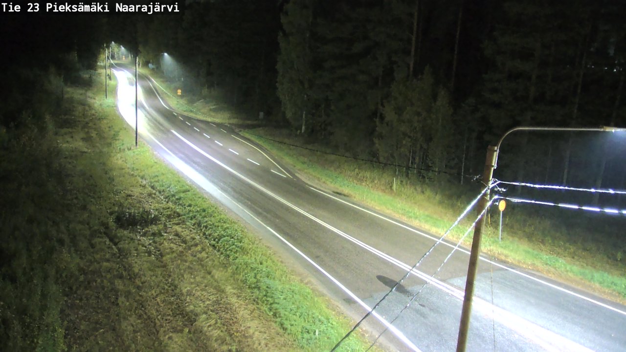 Weather Camera Image Road 23 Pieksämäki, Naarajärvi, Pieksämäki, Etelä-Savo