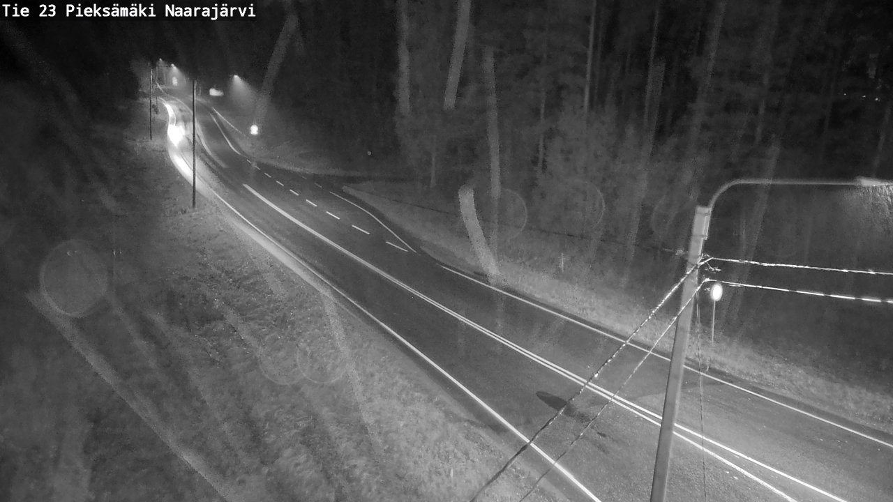 Weather Camera Image Road 23 Pieksämäki, Naarajärvi, Pieksämäki, Etelä-Savo