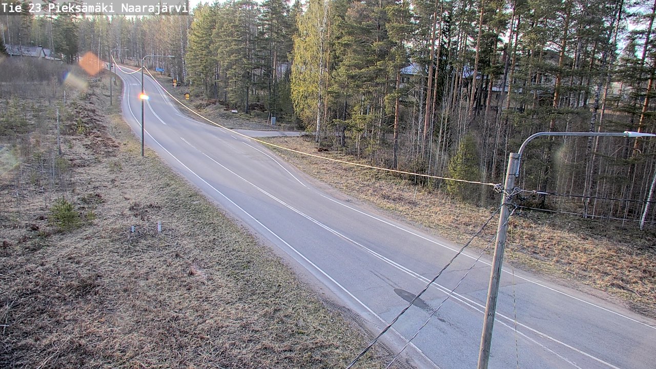Weather Camera Image Väg 23 Pieksämäki, Naarajärvi, Pieksämäki, Etelä-Savo