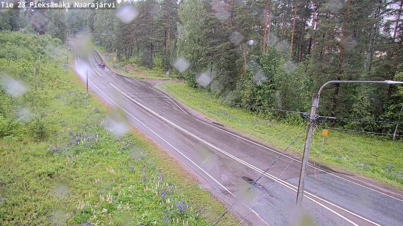 Weather Camera Image Väg 23 Pieksämäki, Naarajärvi, Pieksämäki, Etelä-Savo