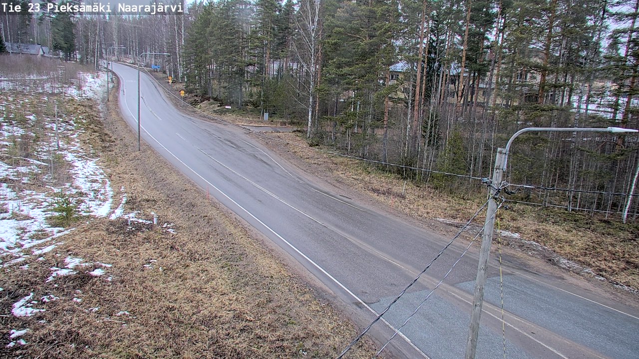 Weather Camera Image Väg 23 Pieksämäki, Naarajärvi, Pieksämäki, Etelä-Savo