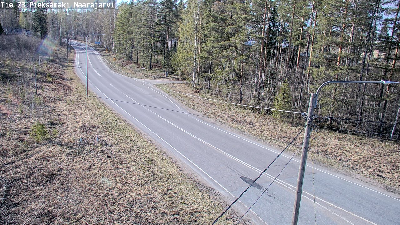 Weather Camera Image Väg 23 Pieksämäki, Naarajärvi, Pieksämäki, Etelä-Savo