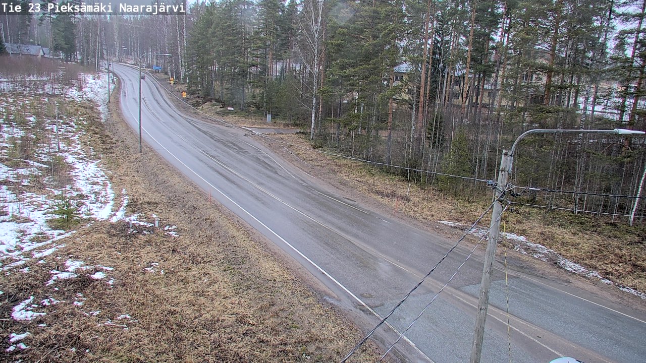 Weather Camera Image Väg 23 Pieksämäki, Naarajärvi, Pieksämäki, Etelä-Savo