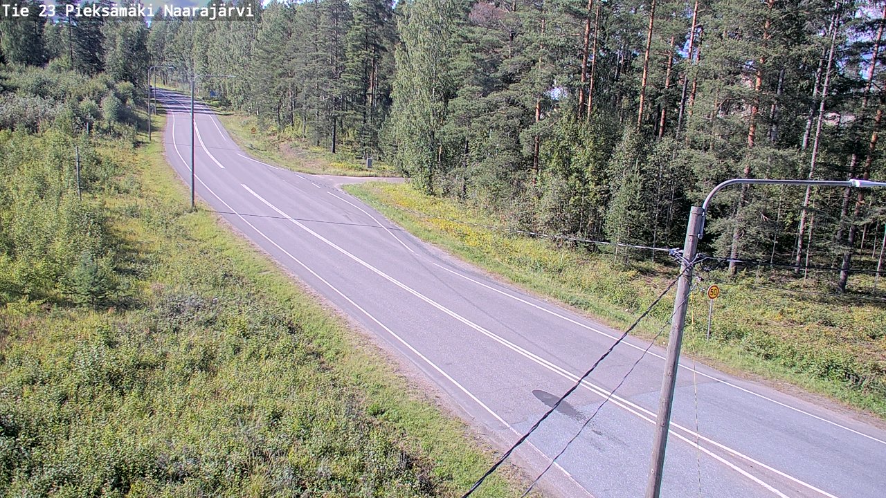 Kelikamerat Kuva Tie 23 Pieksämäki, Naarajärvi, Pieksämäki, Etelä-Savo