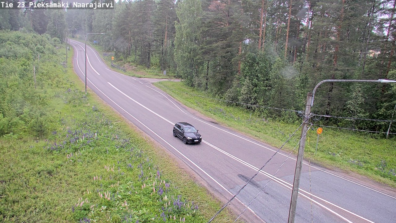 Weather Camera Image Road 23 Pieksämäki, Naarajärvi, Pieksämäki, Etelä-Savo