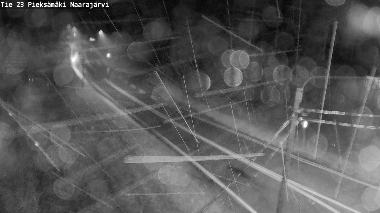 Weather Camera Image Road 23 Pieksämäki, Naarajärvi, Pieksämäki, Etelä-Savo