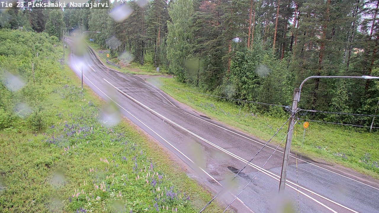 Weather Camera Image Väg 23 Pieksämäki, Naarajärvi, Pieksämäki, Etelä-Savo