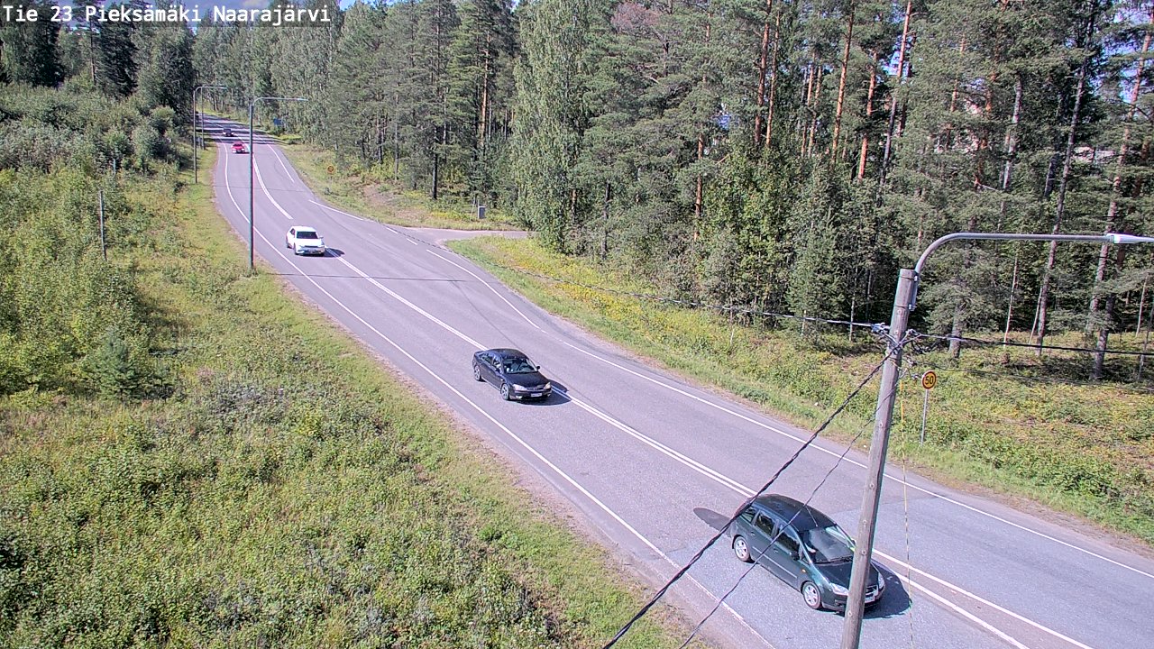 Kelikamerat Kuva Tie 23 Pieksämäki, Naarajärvi, Pieksämäki, Etelä-Savo