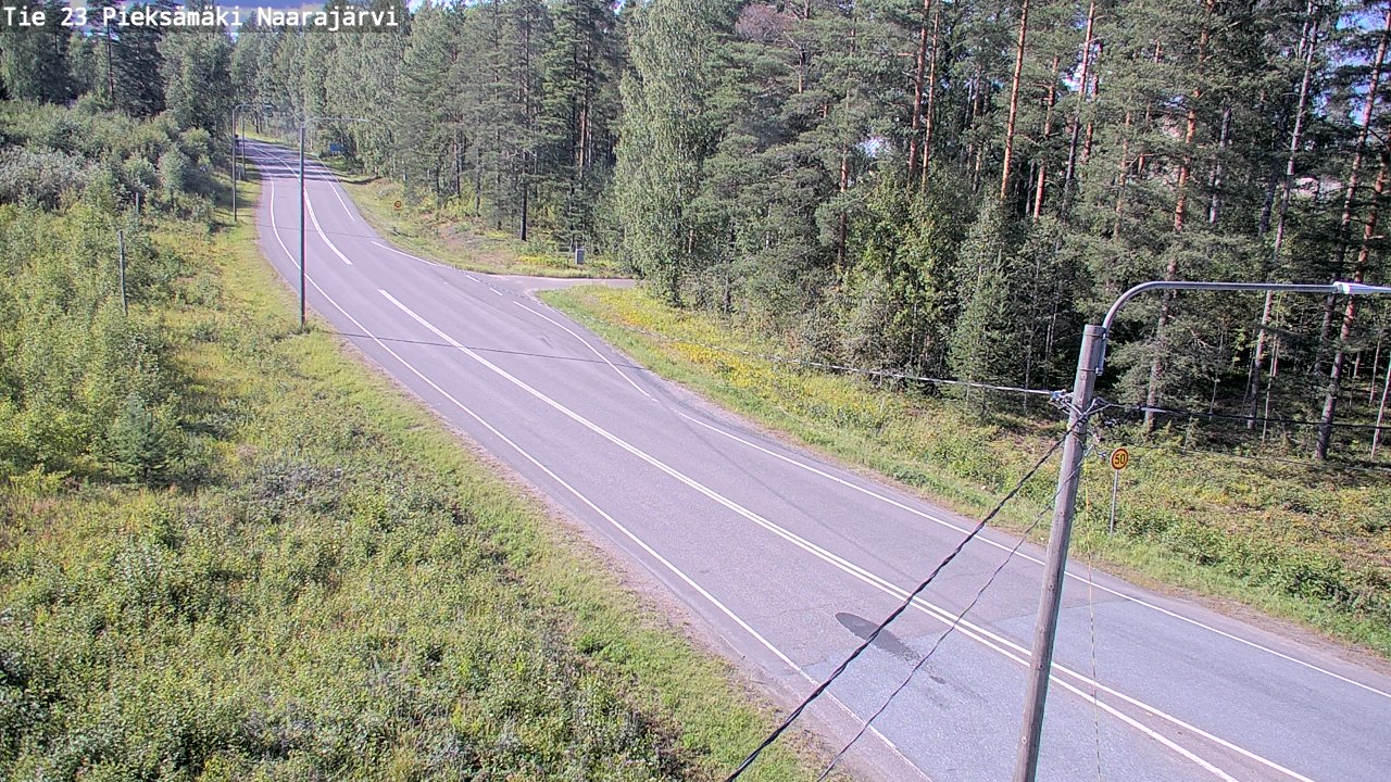 Kelikamerat Kuva Tie 23 Pieksämäki, Naarajärvi, Pieksämäki, Etelä-Savo