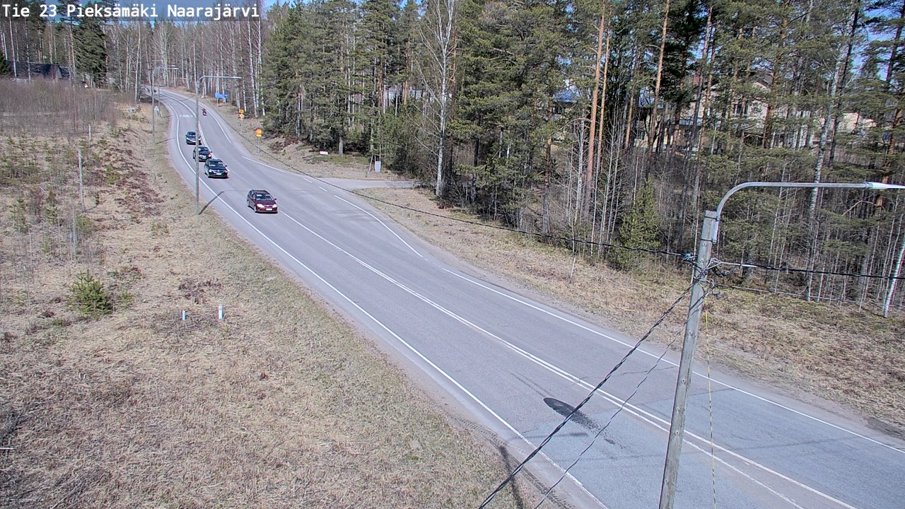 Weather Camera Image Väg 23 Pieksämäki, Naarajärvi, Pieksämäki, Etelä-Savo