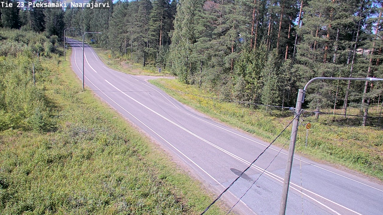 Kelikamerat Kuva Tie 23 Pieksämäki, Naarajärvi, Pieksämäki, Etelä-Savo