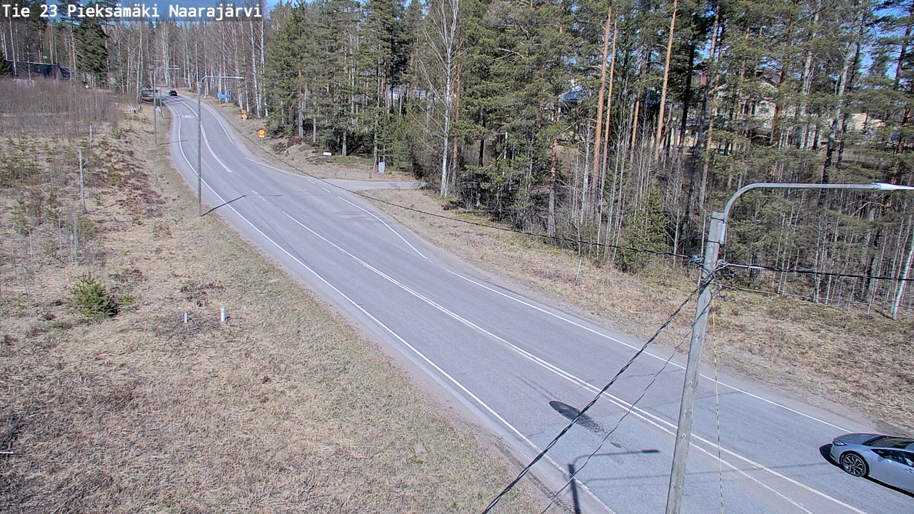 Weather Camera Image Väg 23 Pieksämäki, Naarajärvi, Pieksämäki, Etelä-Savo