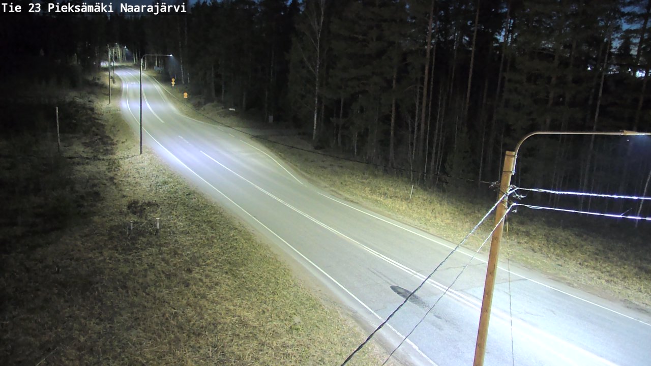 Weather Camera Image Väg 23 Pieksämäki, Naarajärvi, Pieksämäki, Etelä-Savo