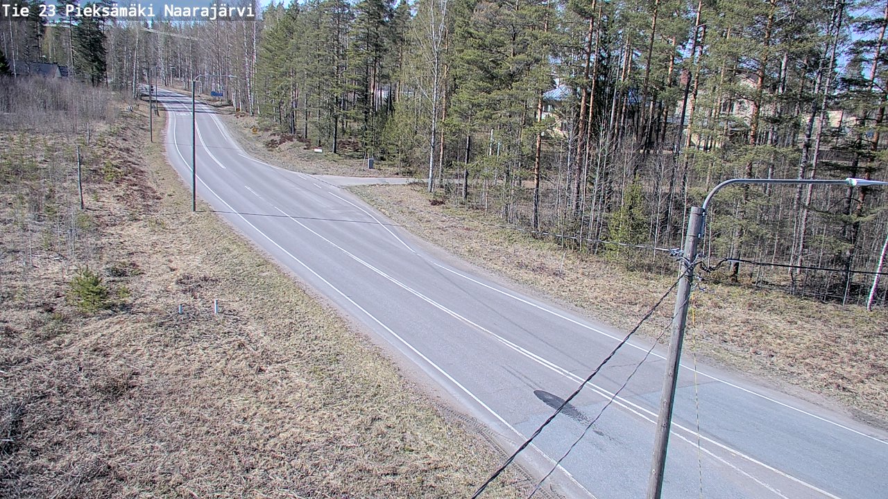 Weather Camera Image Väg 23 Pieksämäki, Naarajärvi, Pieksämäki, Etelä-Savo