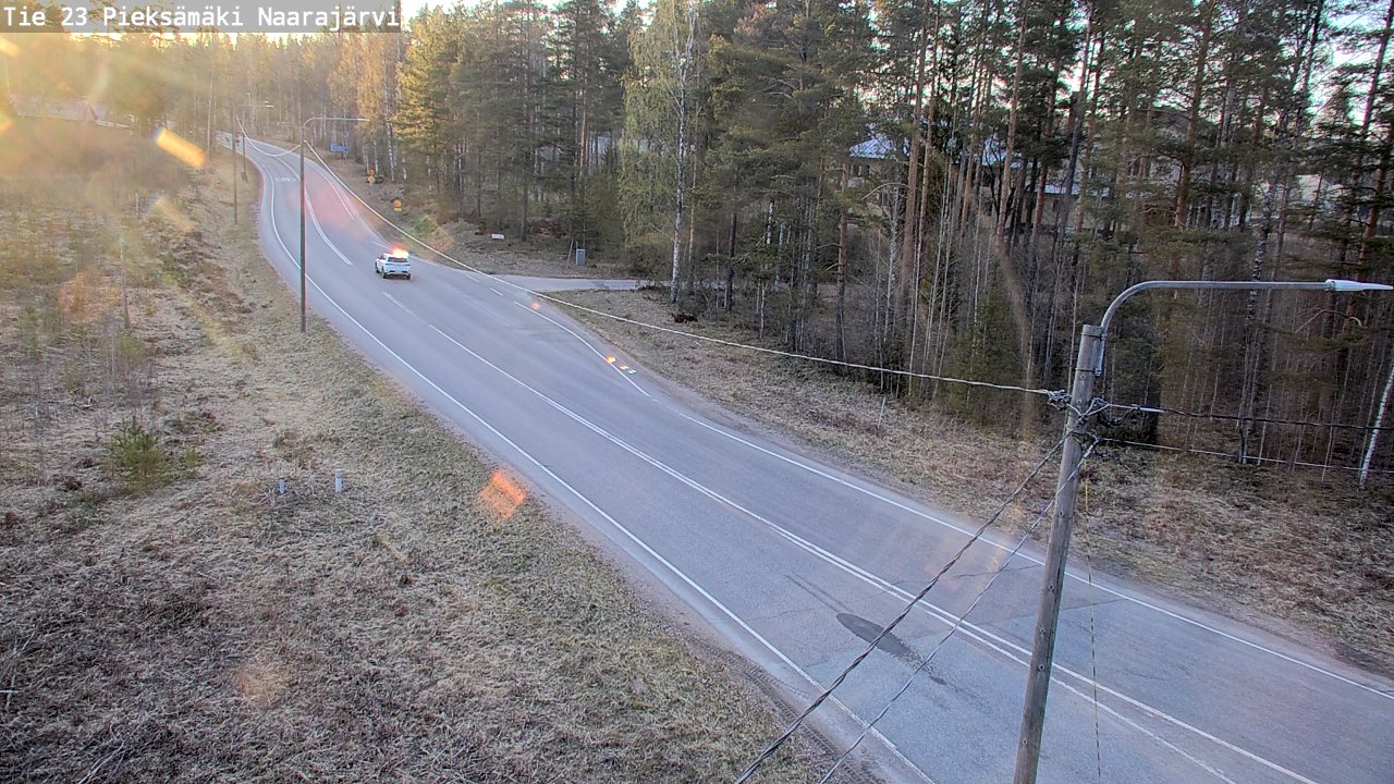 Weather Camera Image Väg 23 Pieksämäki, Naarajärvi, Pieksämäki, Etelä-Savo