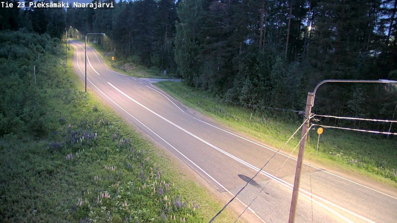 Kelikamerat Kuva Tie 23 Pieksämäki, Naarajärvi, Pieksämäki, Etelä-Savo