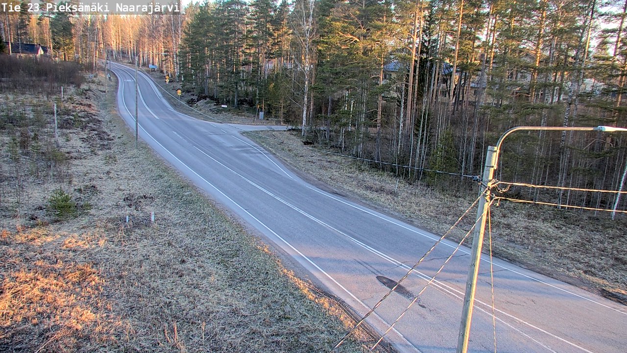 Weather Camera Image Väg 23 Pieksämäki, Naarajärvi, Pieksämäki, Etelä-Savo