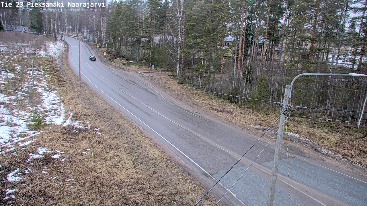 Weather Camera Image Väg 23 Pieksämäki, Naarajärvi, Pieksämäki, Etelä-Savo
