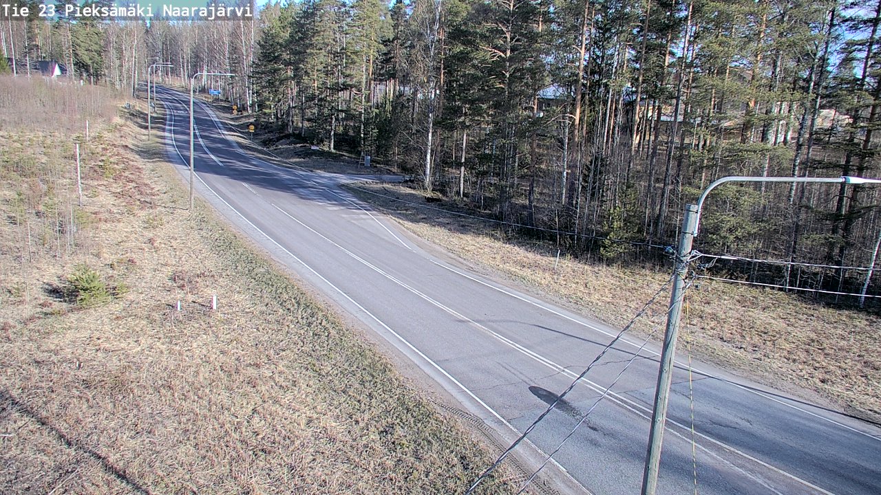 Weather Camera Image Väg 23 Pieksämäki, Naarajärvi, Pieksämäki, Etelä-Savo