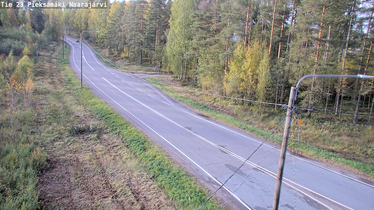 Weather Camera Image Road 23 Pieksämäki, Naarajärvi, Pieksämäki, Etelä-Savo