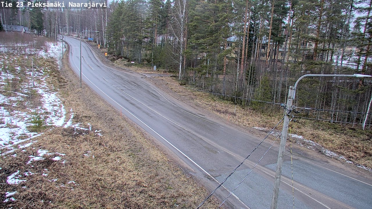 Weather Camera Image Väg 23 Pieksämäki, Naarajärvi, Pieksämäki, Etelä-Savo