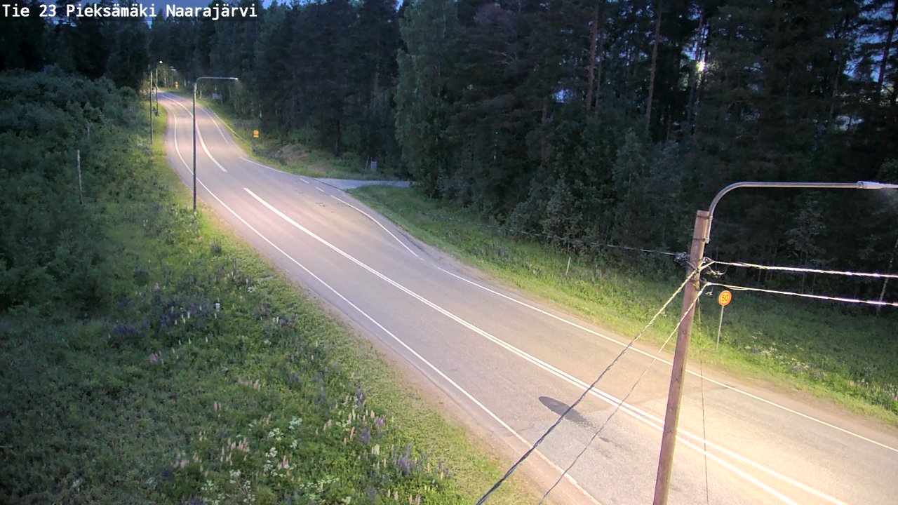 Kelikamerat Kuva Tie 23 Pieksämäki, Naarajärvi, Pieksämäki, Etelä-Savo