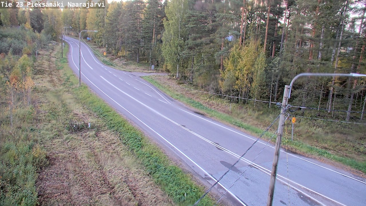 Weather Camera Image Road 23 Pieksämäki, Naarajärvi, Pieksämäki, Etelä-Savo