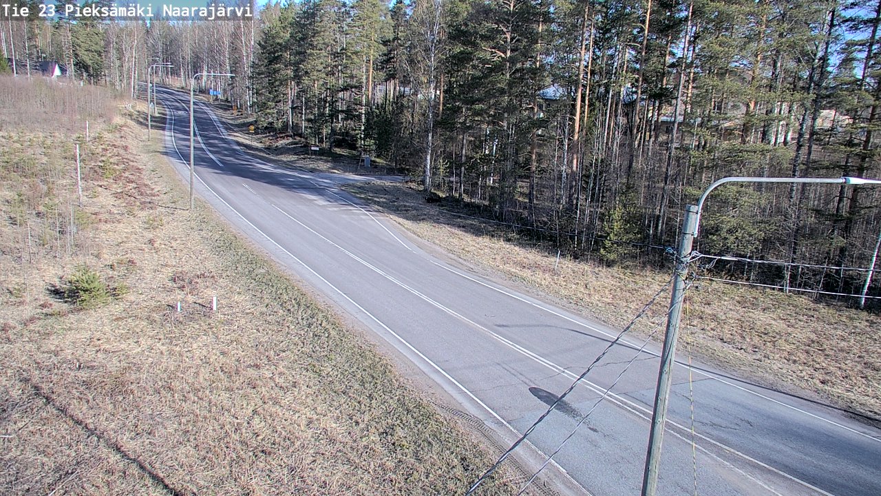 Weather Camera Image Väg 23 Pieksämäki, Naarajärvi, Pieksämäki, Etelä-Savo