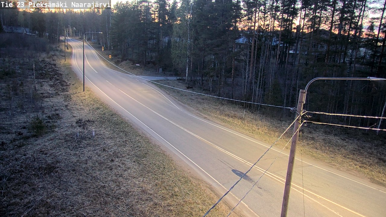 Weather Camera Image Väg 23 Pieksämäki, Naarajärvi, Pieksämäki, Etelä-Savo